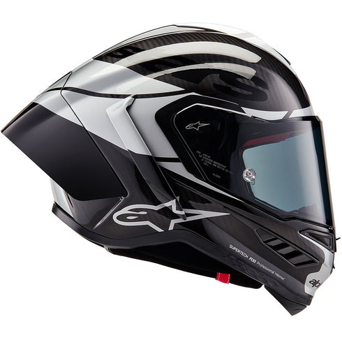 Casco ALPINESTARS Supertech R10 Element Black Carbon / Silver / Black